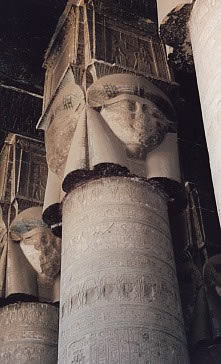 Inside Dendera Temple